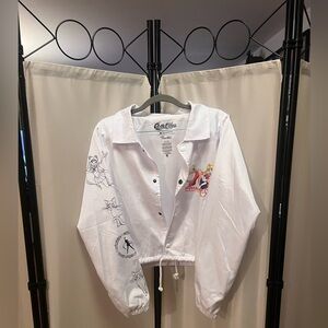 Primitive White Sailor Moon Nylon Jacket